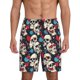 thumbnail image 1 of Balery rock record Skull artist Pantalones cortos de pijama de punto de algodón para hombre con cinturilla y bolsillos-3X-Large, 1 of 6