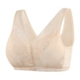 thumbnail image 1 of Eashery Womens Bra Full Cup Comfortable Cotton Bra Beige?42, 1 of 3