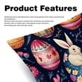 thumbnail image 2 of Easter Chair Pillow Covers Set with Velvet Material, Unique Patterns, 16x16, 18x18, 20x20 Inches, 2 Items Included for Throw Pillows, Pillow Inserts,for Various Occasions, 2 of 6