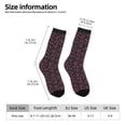 thumbnail image 2 of Balery Red Hearts Pattern Crew Socks Unisex– Soft & Breathable Socks for Men & Women, One-Size Fits Most (US 5-11), Comfortable & Durable for Daily Wear, 2 of 6