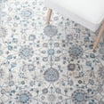 thumbnail image 6 of SAFAVIEH Sofia Derrick Oriental Area Rug, Ivory/Blue, 6'7" x 6'7" Round, 6 of 8