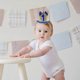 thumbnail image 2 of 1st Birthday Crown Kids Birthday Party Crown Blue 1 Number Printing Headdress Tiara Party Supplies, 2 of 4