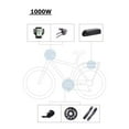 Bafang BBSHD Mid Drive Motor Kit 1000W Electric Bicycle Conversion Kits with C965 for Mountain