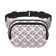 thumbnail image 1 of Fotbe Poodle Dog Cangurera Cuadrada con Estampado de Doble Capa, Bolsa de Cintura Ajustable Mini para Hombres y Mujeres, 1 of 9