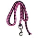 thumbnail image 2 of Cuerda de plomo para caballos, para sujetar al cabestro o al arnés, práctica correa trenzada para caballos 3metros Negro W Rosa, 2 of 9