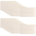 thumbnail image 1 of Bolsas de lona en blanco para cosméticos, bolsas de maquillaje con cremallera, paquete de 16, 1 of 6