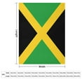 thumbnail image 2 of Jamaica Flag Blanket Soft Throw Warm Lightweight Plush Blanket for Couch Bed Sofa, 2 of 5