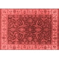 thumbnail image 1 of Ahgly Company Indoor Rectangle Oriental Red Industrial Area Rugs, 2' x 4', 1 of 4