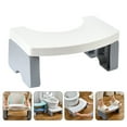 thumbnail image 3 of POINTERTECK Toilet Stool Foot Potty Poop Height Children Bathroom Pooper Rest Footrest Squatty Assistance Chair Splicable Foldable, 3 of 6