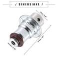 thumbnail image 5 of 1 Pcs Fuel Pressure Regulator Valve for Scion Metal 23280-22010 Silver Tone Brown, 5 of 6