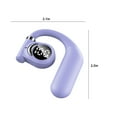 thumbnail image 3 of VALSEEL Bluetooth Headset Business Bluetooth Headphones Single Ear OWS Open Bones Conduction Ultra-long Battery Life LED Power Display Intelligent Noise Reduction, 3 of 9