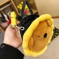 thumbnail image 4 of Flmtop Pet Dog Cartoon Animal Pattern School Bag Teddy Backpack with Traction Leash Blue, 4 of 9