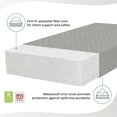 thumbnail image 6 of Dream on Me Asheville 4”Firm Fiber Crib & Toddler Mattress, Greenguard Gold Certified, Grey, 6 of 8