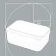 thumbnail image 4 of Dispensador de Toallitas para Bebé con Tapas para Contenedor de Toallitas Rellenable con Diseño de Sellado Azul, 4 of 7