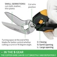 thumbnail image 6 of stedi 10-Inch Scissor Heavy Duty, All Purpose Scissors, Cardboard and Carpet Shears,Extremely Sharp Blades with Finely Serrated, 6 of 6
