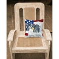 thumbnail image 2 of Carolines Treasures BB9657PW1818 Papillon Patriotic Fabric Decorative Pillow  18H x18W multicolor, 2 of 2