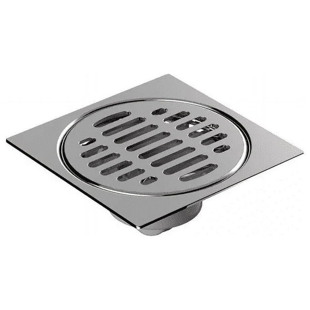 Coladera Minimalista Fleximatic 2314 10x10 Cm Check Antiolor Acero Inoxidable ABS