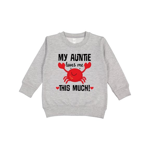 Inktastic My Auntie Loves Me Nephew Toddler Sweatshirt