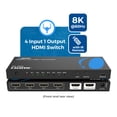 thumbnail image 4 of OREI 8K@60Hz 4-port HDMI™ Switch (eARC) (BK-4929), 4 of 10