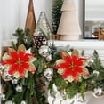 thumbnail image 6 of Fabric Christmas Flower Decoration For Tree Wedding Party And Banquet Hall Holiday Styling, 6 of 6