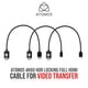 thumbnail image 2 of Cable HDMI Atomos 4K60 HDR con bloqueo HDMI de alta velocidad completo, 2 of 8