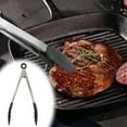 thumbnail image 1 of Fiudx Pinza para Barbacoa, Cocina Contaminante Silicona, Pinzas de Acero Inoxidable Alimentos, Mango Antideslizante, Resistente Calórica Hasta 250 °C, Ideal Hornear y Cocinar, Ideal Chefs Caseros, Ap, 1 of 5