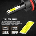 thumbnail image 2 of RXTSQI for Ford Focus 2005-2007 2x 9007 LED Headlight Bulb High-Low Beam White,c9, 2 of 11