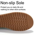 thumbnail image 4 of GENILU Loafers for Women Casual Slip On Flats Shoes Low Top Walking Boat Shoe Driving Moccasins Orange 8.5, 4 of 8