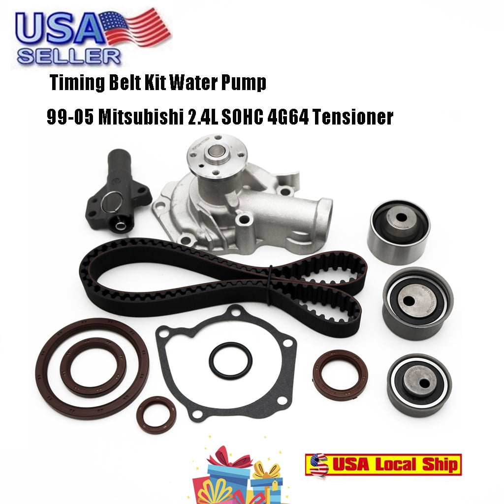 Timing Belt Kit compatible with Eclipse 99-05 Engine Code 4G64 SOHC