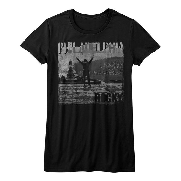 Rocky Movies Philadelphia Juniors Short Sleeve T Shirt