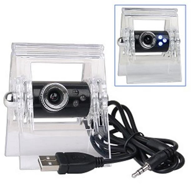 Next Products 85491 USB 2.0 Smart Webcam avec 3 LEDs Microphone Intégré et Ordinateur Portable LCD Clip-On en Noir