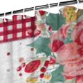 thumbnail image 3 of Pioneer Flower Floral Print Pattern Shower Curtain 72"x84" ,Bathroom Decorative Shower Curtains Set with 12 Hooks,Modern Waterproof Washable Shower Curtain, 3 of 6