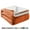Rust, variant on Moonlight20015 Sherpa Blanket Fluffy Plush Ultra-Soft Bed Blanket Reversible Twin Size Rust Color