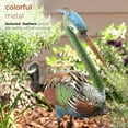 thumbnail image 4 of Alpine Corporation 16" x 7" x 40" Metal Crane Garden Statue, Multicolor, 4 of 11