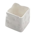 thumbnail image 2 of Anhility Cheese Pencil Holder, Ceramics Cheese Pen Holder for Desk Cute Pencil Holders Cup Organizer Makeup Brush Holder Stationery Fork Spoon Storage, 3.15in x 3.15in, White, 2 of 6