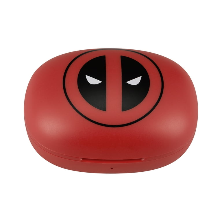 eKids Marvel Deadpool Wireless Earbuds with Microphone, Bluetooth