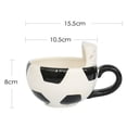 thumbnail image 3 of Taza de Cerámica Para Cafe en Forma de Balon De Futbol HappyWare 100133, 3 of 5