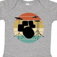 thumbnail image 4 of Inktastic Drum Set Retro Drummer Sunset Boys or Girls Baby Bodysuit, 4 of 5