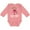 Mauve, variant on Inktastic Gigis Girl Ballerina Monkey Girls Long Sleeve Baby Bodysuit