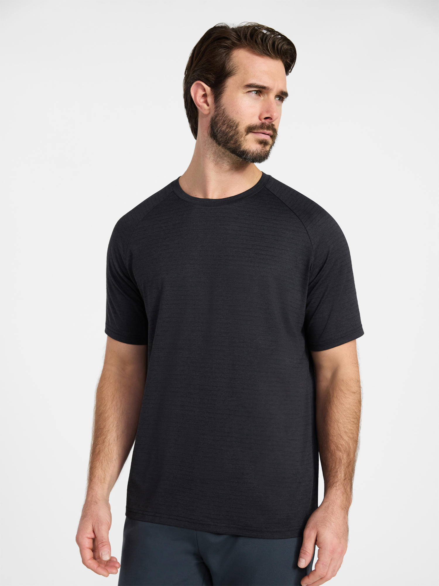 Athletic Works Men's and Big Men's Stripe Jersey Tee with Short Sleeves, Sizes XS-4XLT