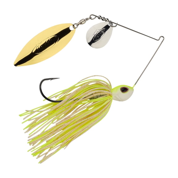Berkley Power® Blade Standard, Spinnerbaits, White Chartreuse/Silver Gold (1 Count)