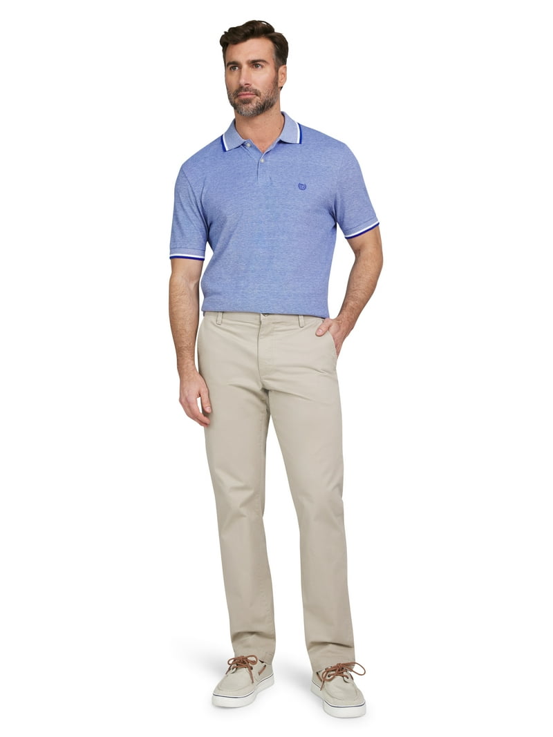 Chaps Men's and Big Men's Twill Chino Pants Sizes 32-43, Straight
