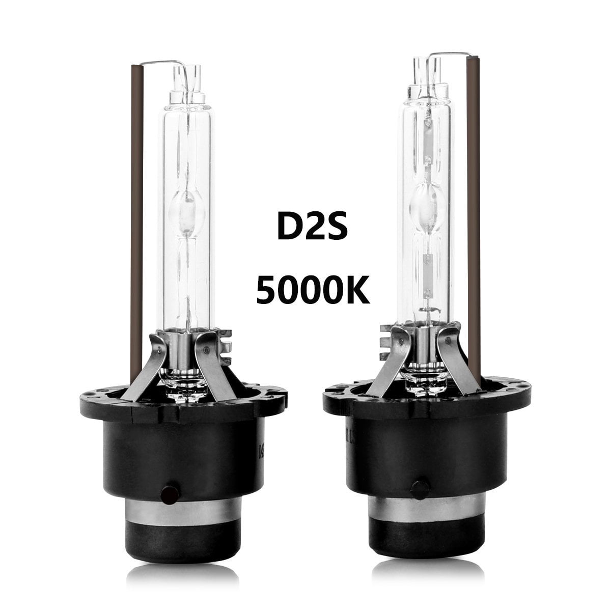 D2s Hid Xenon Headlight Replacement Bulbs 35w 5000k High And Low Beam Zrsj Car Headlights Pack Of Two Bulbs 1 Year Warranty 5000k D2s New Walmart Com Walmart Com