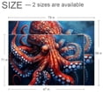 thumbnail image 2 of Octopus Modern Kitchen Rug - Polyester Floor Mat for Kitchen - Washable Area Rug for Kitchen Sink and Stove - 200 Characters, 2 of 6