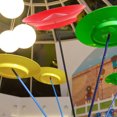thumbnail image 2 of Shisuyan 1 Set Juggling Plates: Juggling Plates Set with Hand Sticks Plastic Fun Party Game Props- Circus Performance Supplies for Skill Training Street Art, 2 of 9