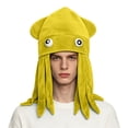 thumbnail image 3 of lcziwo Woman Funny Octopus Hat Cospaly Party Halloween Costume Plush Squid Caps, 3 of 7