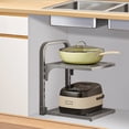 thumbnail image 2 of sruoe Cabinet Organizer, Kitchen Storage Rack, Kitchen Counter Shelves Clearance, Cabinet Countertop Shelves, Portable Small Free Standing Storage Rack Shelving, 2 of 7