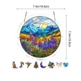 thumbnail image 3 of Acrylic Puzzles Decorative Sign Suncatcher Window Hanging Suncatcher Acrylic Puzzles Garden Decoration For Women Men And Moms Birthday Gift And Home Decor, 3 of 9