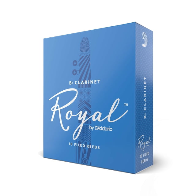Cañas para clarinete D'Addario Woodwinds Royal Bb Strength 5.0, paquete de 10