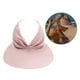 thumbnail image 5 of Visera ligera anti- para mujer sombrero para actividades al , uso diario, viajes, playa, trotar - Rosa, 5 of 8